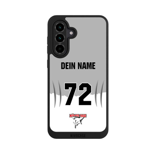 Samsung Galaxy A36 5G NIVOpure Kölner Haie Trikotmotiv Personalisierbar