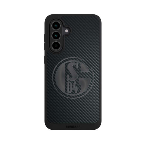 Samsung Galaxy A36 5G NIVOpure Schalke 04 Carbon Look