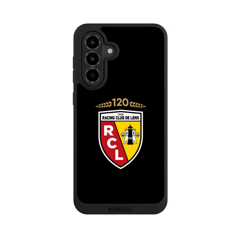 Galaxy A36 5G NIVOpure RC Lens 120 Jahre Jubiläums Logo schwarz