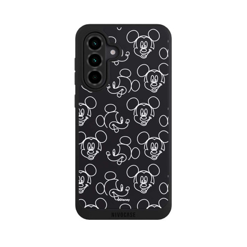 Samsung Galaxy A36 5G NIVOpure Disney Mickey Faces Black Line Art Pattern