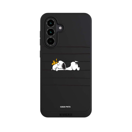 Samsung Galaxy A36 5G NIVOpure Snoopy Woodstock Streifen Peanuts Transparent