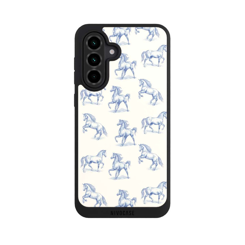 Galaxy A36 5G NIVOpure Horses Pattern Toile de Jouy mit KI