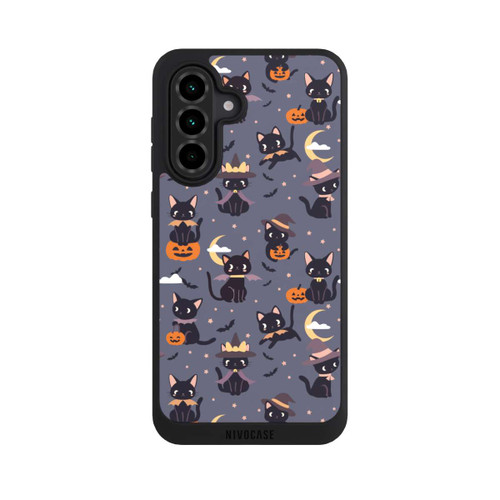 Samsung Galaxy A36 5G NIVOpure Cute Halloween Witch Cats and Pumpkins