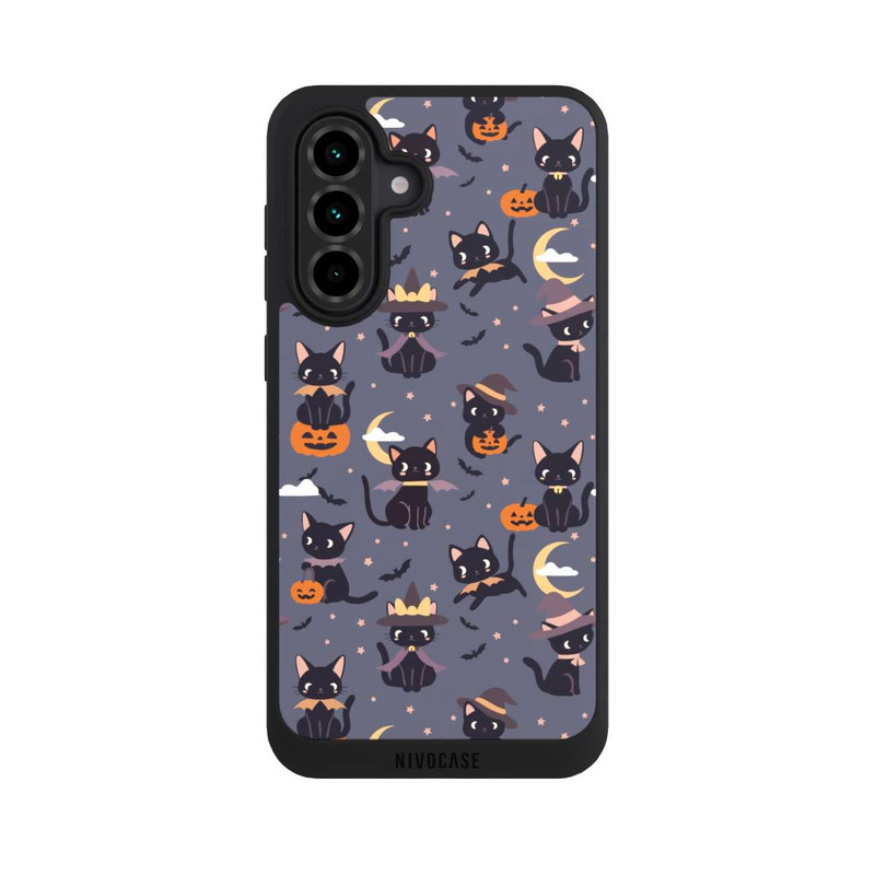 Galaxy A36 5G NIVOpure Cute Halloween Witch Cats and Pumpkins
