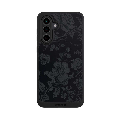 Samsung Galaxy A36 5G NIVOpure Dunkle Blumen Vintageoptik