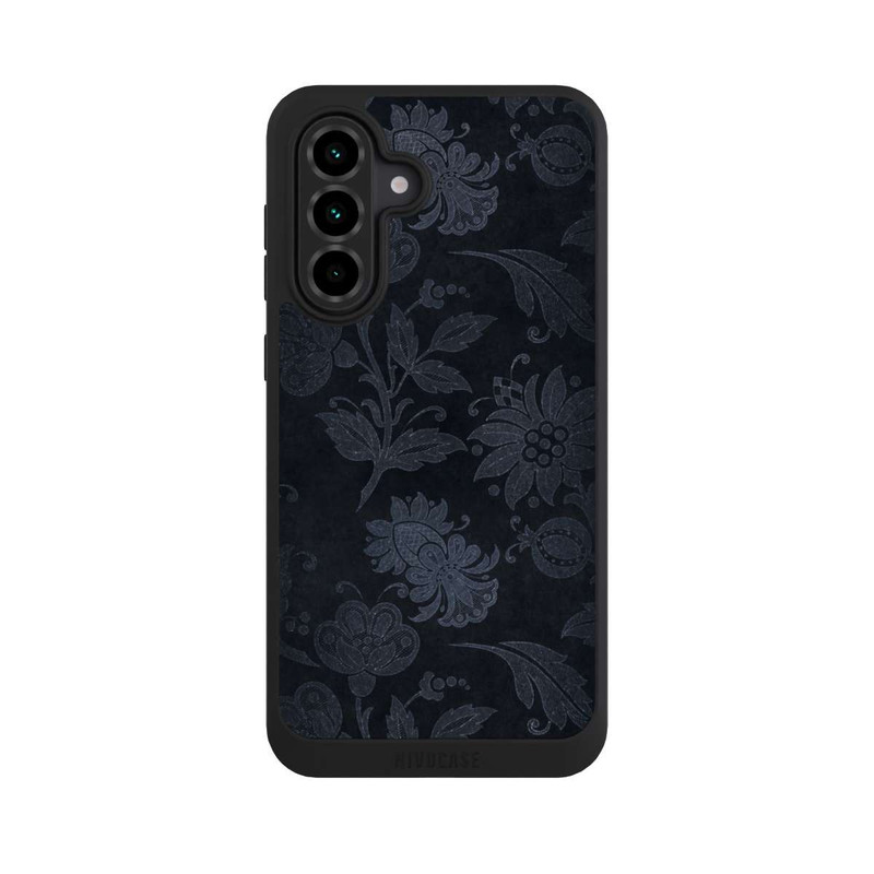Galaxy A36 5G NIVOpure  Silberne Blumen auf Samt