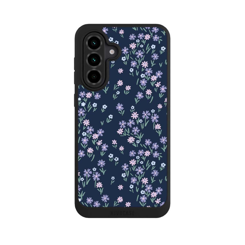 Galaxy A36 5G NIVOpure Dark Blue Floral Theme