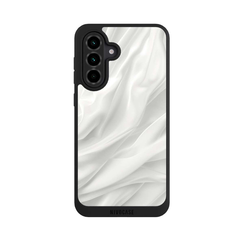 Galaxy A36 5G NIVOpure Weiße Seidenmatte Textur mit KI