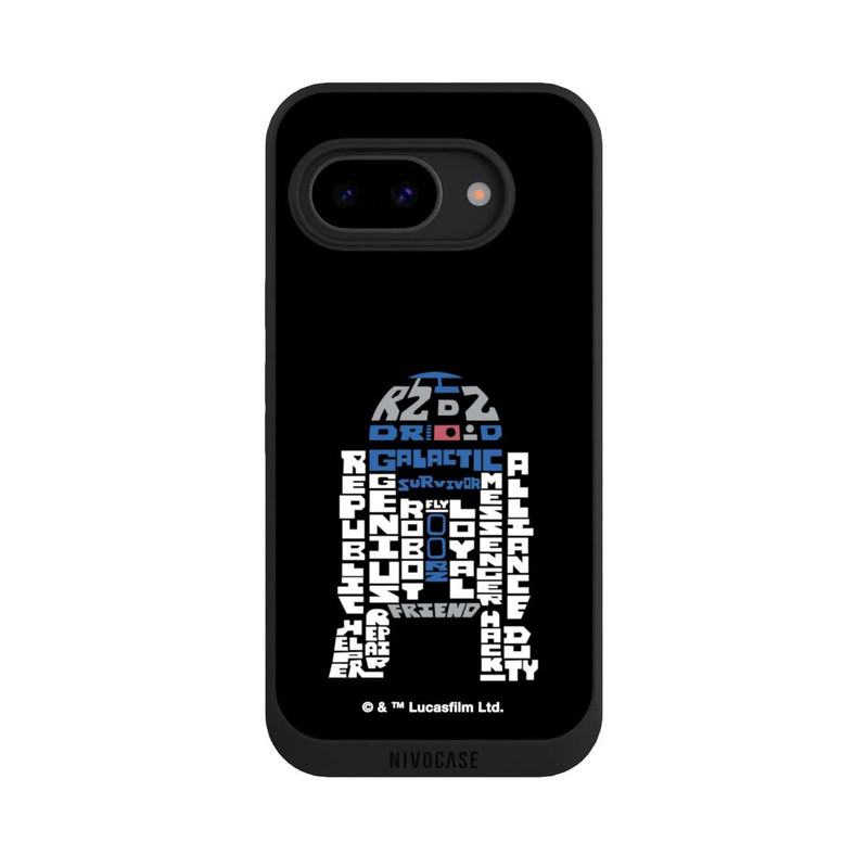 Pixel 9 a NIVOpure R2-D2 Typo Graphique