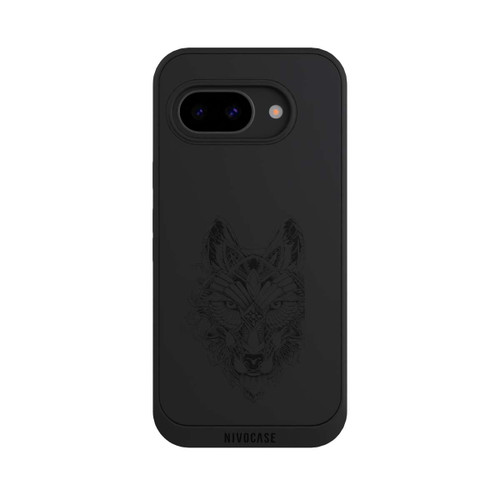 Google Pixel 9a NIVOpure Wolf Mandala ohne Hintergrund