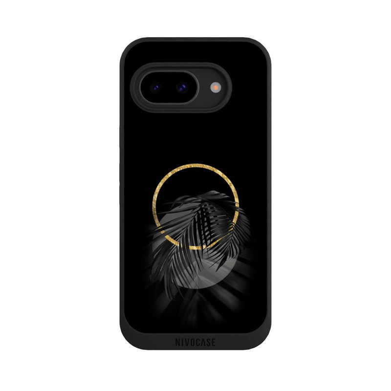 Pixel 9 a NIVOpure tropische Blätter schwarz