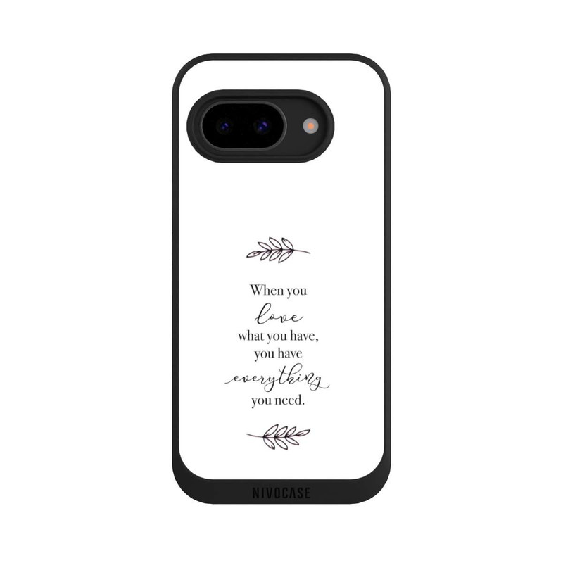 Pixel 9 a NIVOpure When You Love What You Have