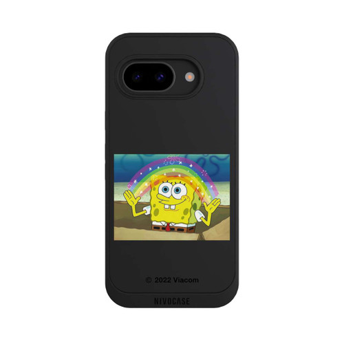 Google Pixel 9a NIVOpure Spongebob - Regenbogen Meme transparent