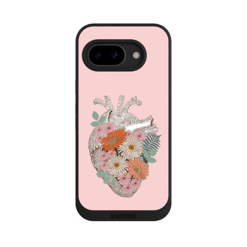 Google Pixel 9a NIVOpure Florales Vintage-Herz