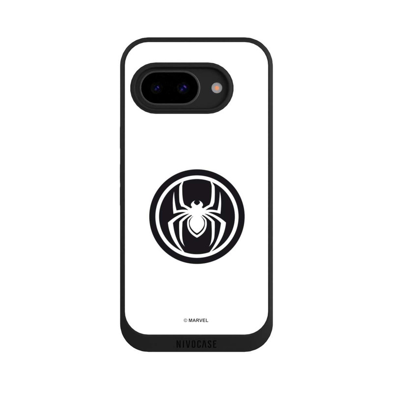 Pixel 9a NIVOpure Spider-Man Logo White