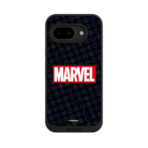 Google Pixel 9a NIVOpure Marvel Logo Noir Rouge