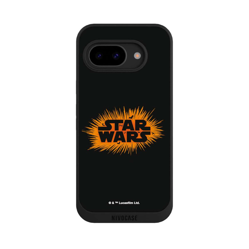 Pixel 9a NIVOpure Star Wars Logo Orange Halloween Explosion