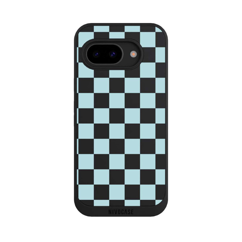 Pixel 9a NIVOpure Karo Weiches Blau