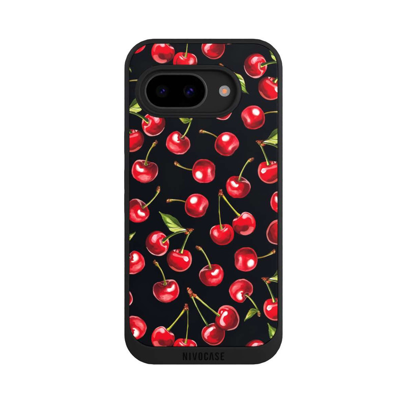 Pixel 9 a NIVOpure Motif de baies noir avec IA