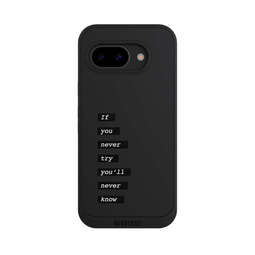 Google Pixel 9a NIVOpure If You Try Black Transparent