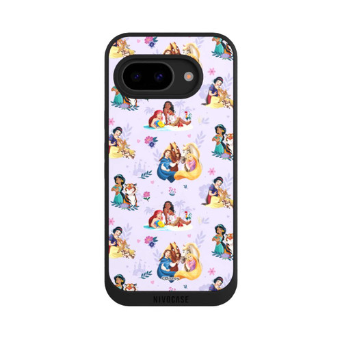Google Pixel 9a NIVOpure Princess Floral Pattern Purple