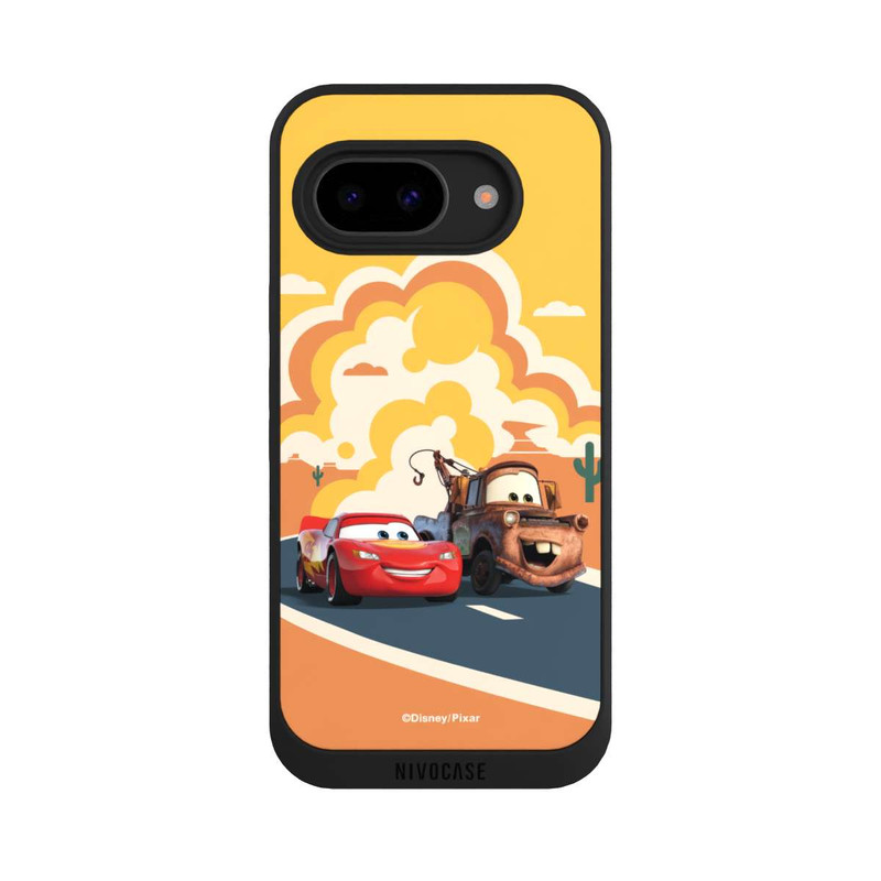 Pixel 9a NIVOpure Disney Cars Lightning McQueen Und Hook on the Road