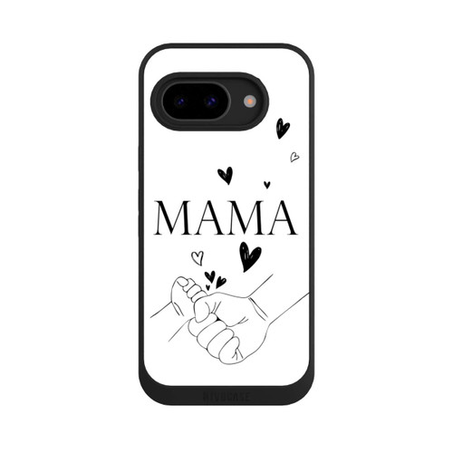 Google Pixel 9a NIVOpure Muttertag Line Art Hände Schwarz Weiß