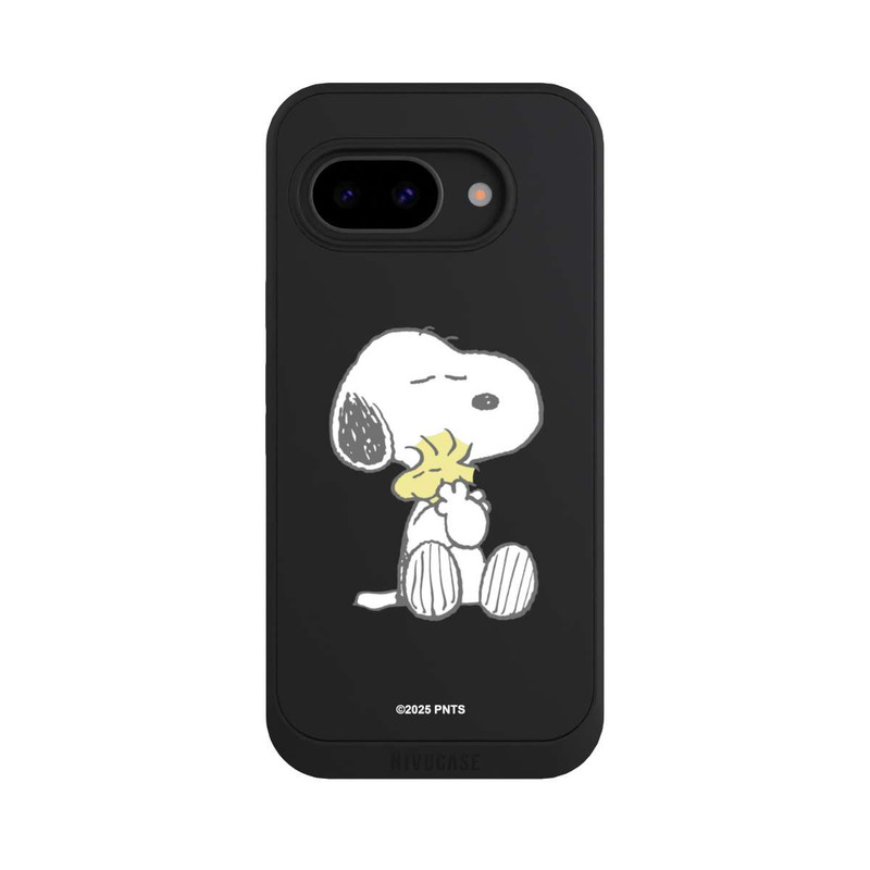 Pixel 9a NIVOpure Snoopy And Woodstock Cuddling transparent