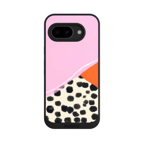 Google Pixel 9a NIVOpure Rosa und Orange Gepunkteter Hintergrund