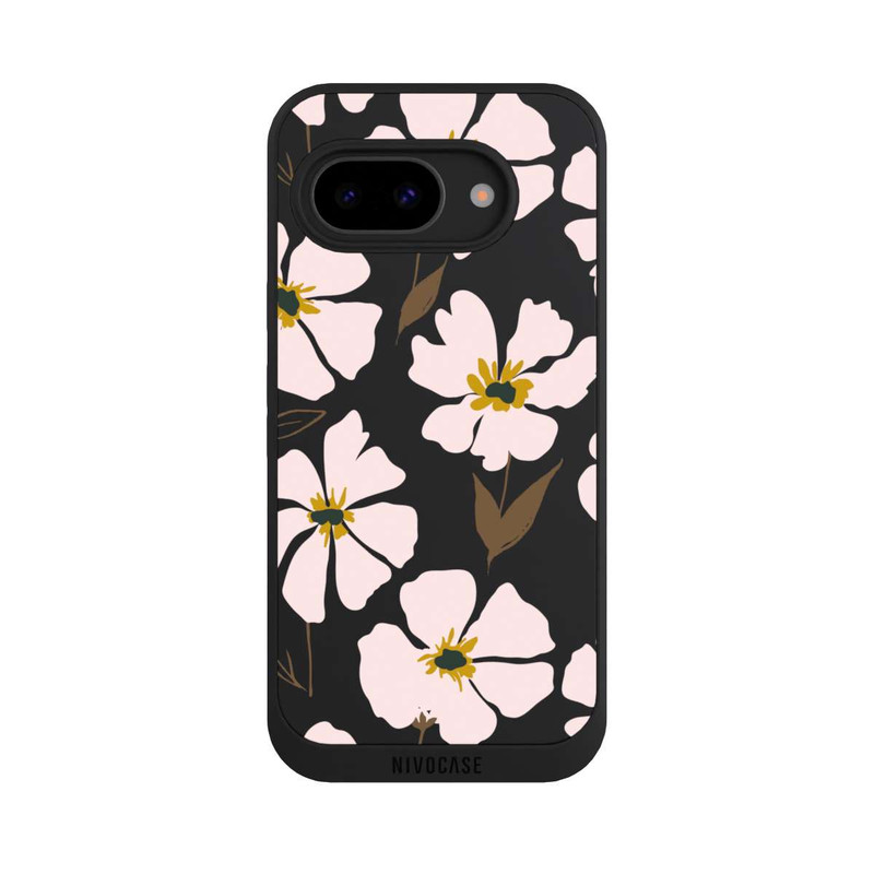 Pixel 9 a NIVOpure Simple Pastell Flowers Rose Transparent