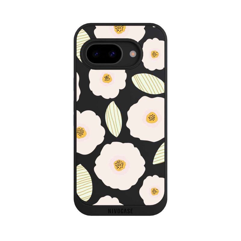Pixel 9 a NIVOpure Simple Pastell Flowers Light Transparent