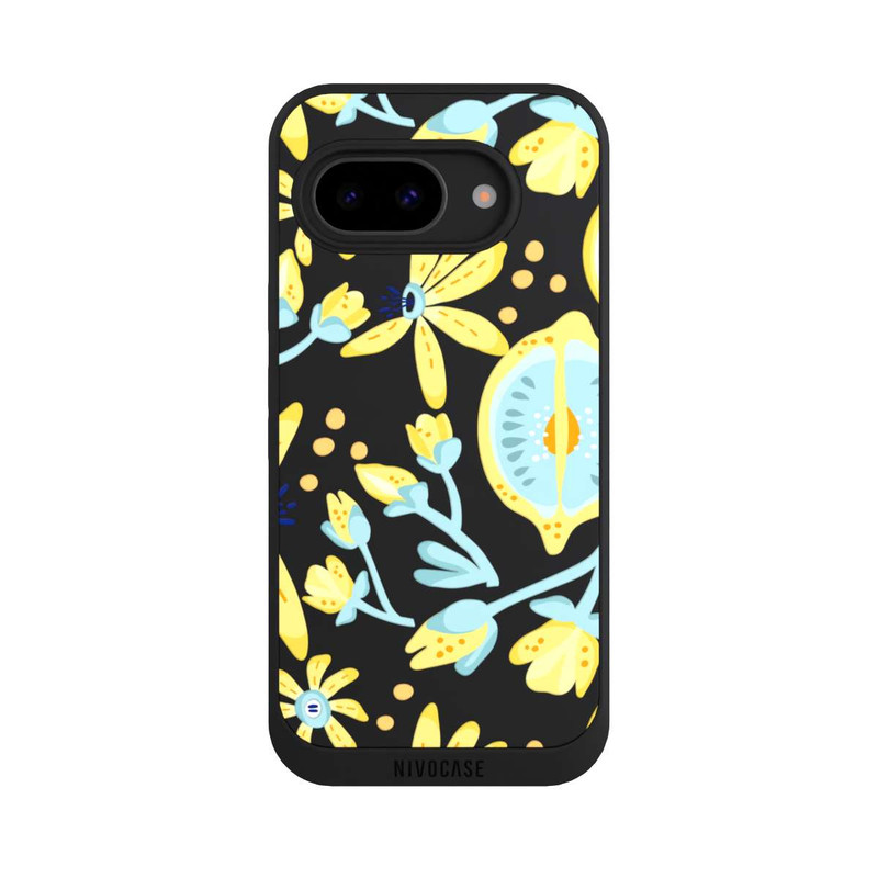 Pixel 9a NIVOpure Lemon Summer Pattern Transparent Yellow