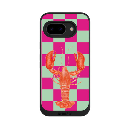 Google Pixel 9a NIVOpure Pink Checkers Lobster