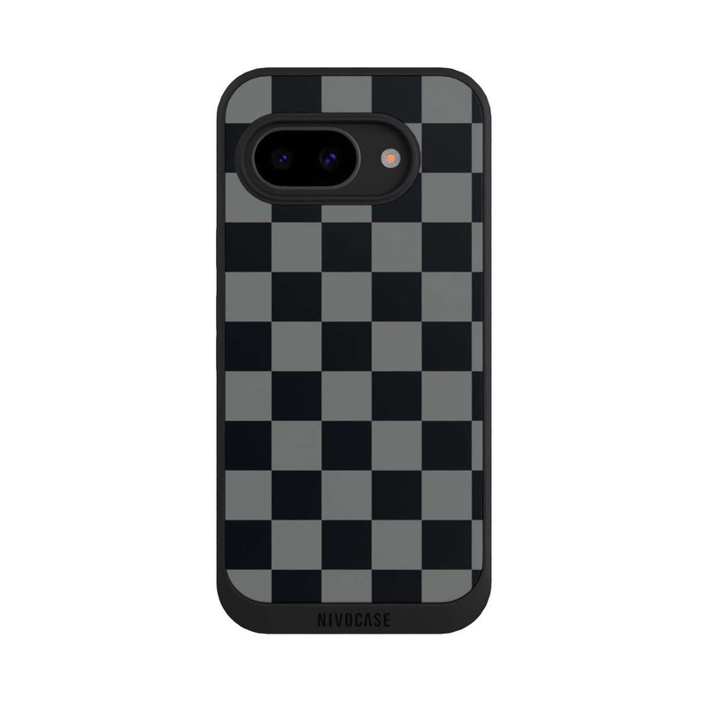 Pixel 9 a NIVOpure Checked Pattern Black Grey