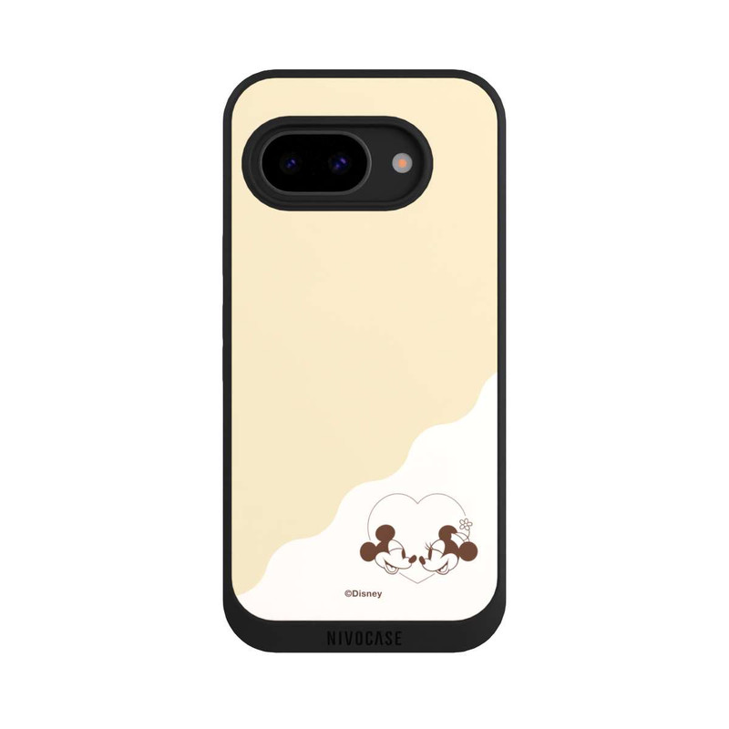 Pixel 9 a NIVOpure Mickey and Minnie Love Heart Beige