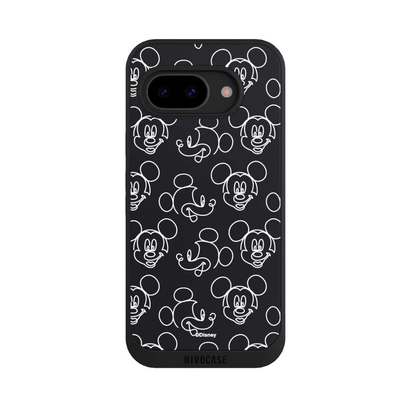 Pixel 9a NIVOpure Disney Mickey Muster Schwarz