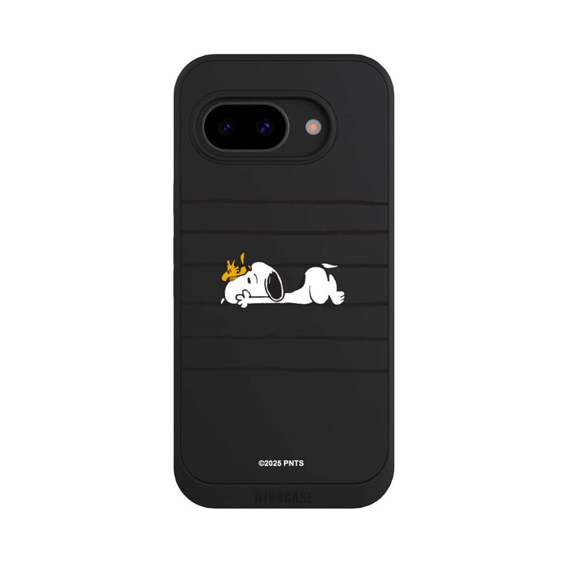 Pixel 9a NIVOpure Snoopy Woodstock Streifen Peanuts Transparent