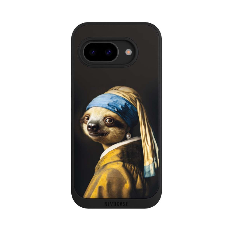 Pixel 9 a NIVOpure Sloth with a Pearl Earring
