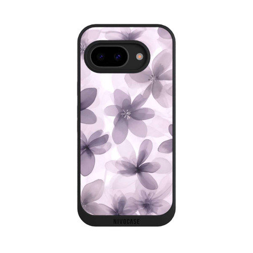 Google Pixel 9a NIVOpure Fliederfarbenes Blumenmuster mit KI