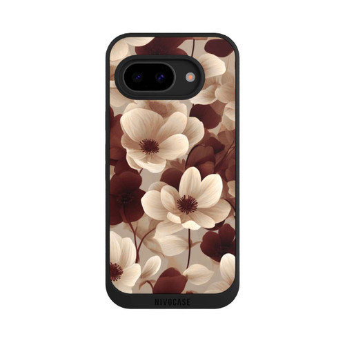 Google Pixel 9a NIVOpure Naturfarbenes Blumenmuster mit KI