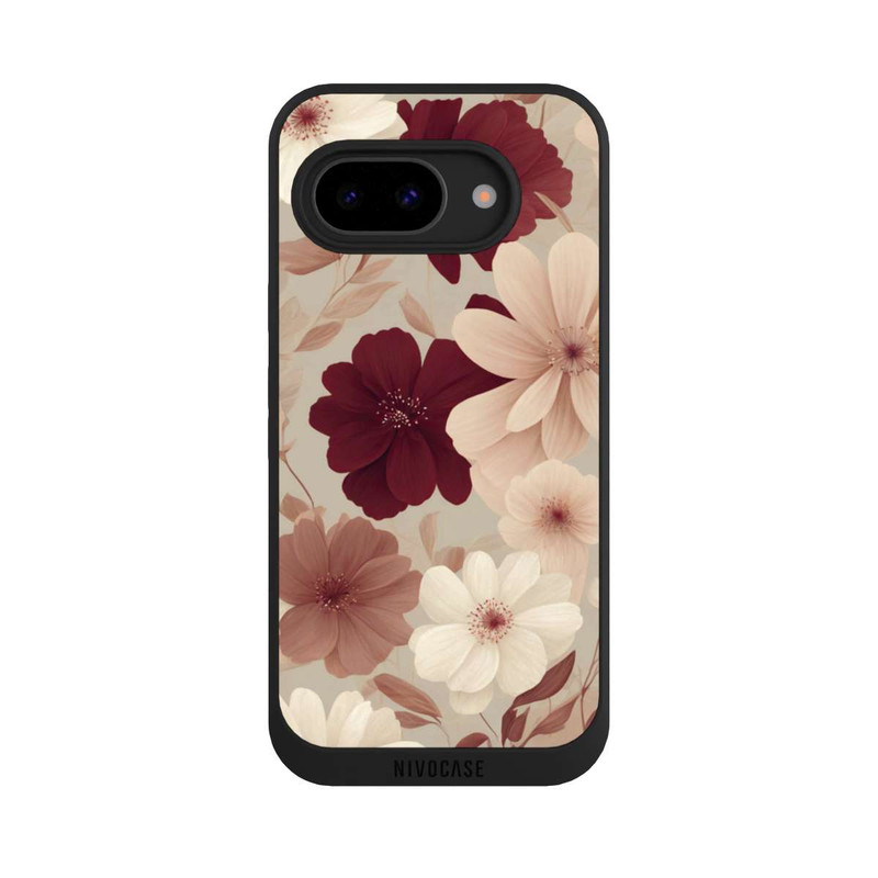 Pixel 9 a NIVOpure Romantic Flowers Beige with AI