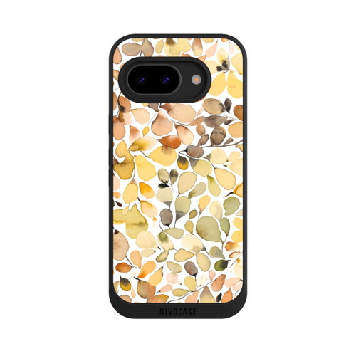 Google Pixel 9a NIVOpure Eukalyptus Aquarellblätter Braun Herbst