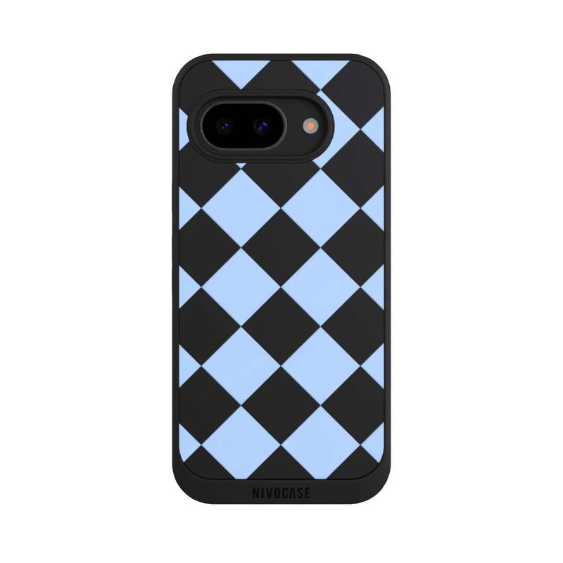 Pixel 9a NIVOpure Raute Babyblau ohne Hintergrund