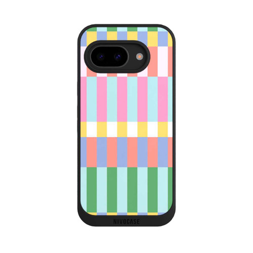 Google Pixel 9a NIVOpure Checked Theme Pastel