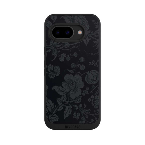 Google Pixel 9a NIVOpure Dunkle Blumen Vintageoptik