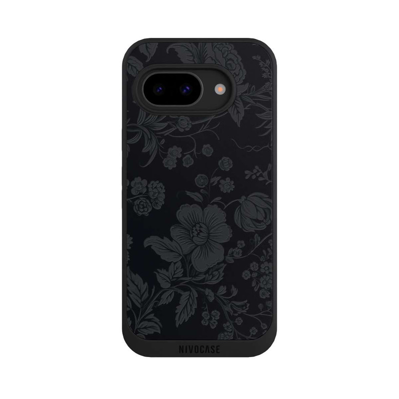 Pixel 9 a NIVOpure Dunkle Blumen Vintageoptik