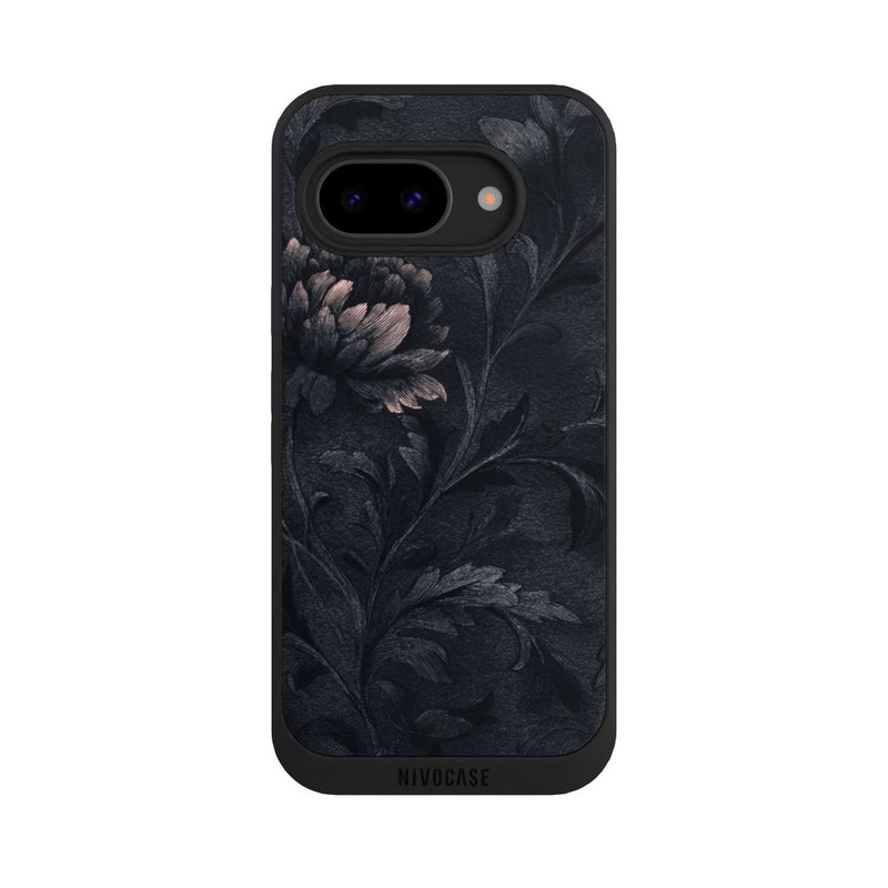 Pixel 9a NIVOpure Flower Pattern Dark Vintage