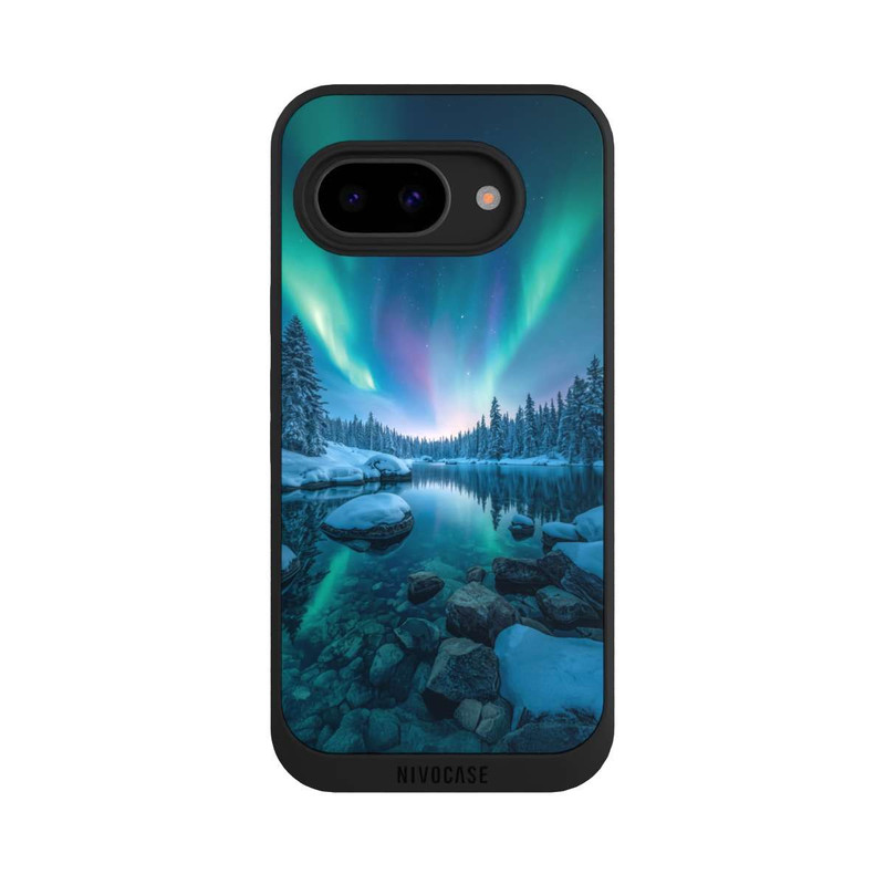 Pixel 9 a NIVOpure Aurora Borealis Glow with AI