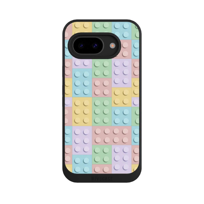 Pixel 9a NIVOpure Colorful Blocks Pattern