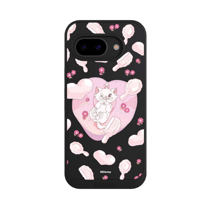 Pixel 9 a NIVOpure Aristochats Marie Cœurs Rose Transparent